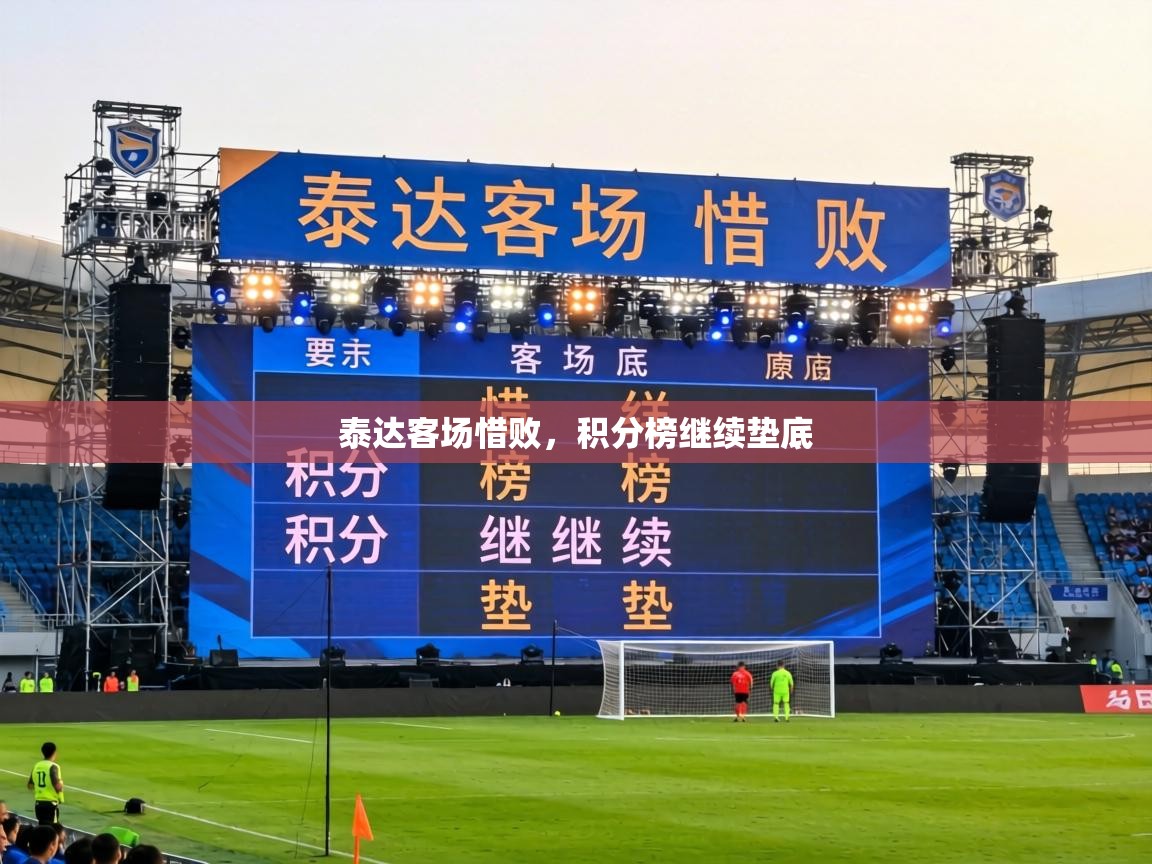 泰达客场惜败，积分榜继续垫底  第2张